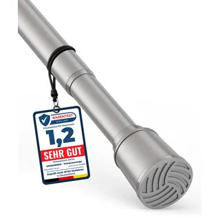 MEISENBERG Vorhangstange ohne Bohren 320-370cm, Ø32mm - Klemmstange