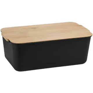 KESPER Brotbox Kunststoff Schwarz