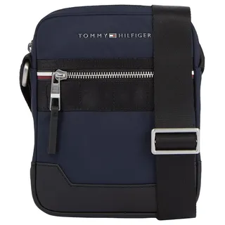 Tommy Hilfiger Herren Umhängetasche Elevated Nylon Reporter mit Reißverschluss, Mehrfarbig (Space Blue), Einheitsgröße - Einheitsgröße