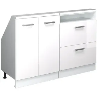 Vicco Rion 120 x 81,6 x 46 cm Weiß Hochglanz