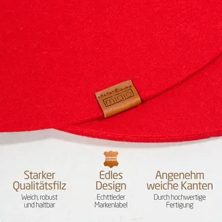 Miqio Design Tischsets, Rot, Textil, Wohntextilien, Tischwäsche, Tischsets