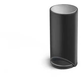 Joseph Joseph 30149 Arc 30L Tretabfalleimer, Leichtes Drücken, Geruchsdicht, Softclose Deckel, Anti-Fingerprint-Beschichtung, Herausnehmbarer Eimer, Steel, Schwarz