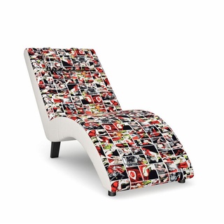 Max Winzer® Relaxliege build-a-chair Nova, inklusive Nackenkissen, zum Selbstgestalten bunt