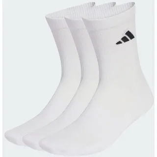 adidas Cushioned Sportswear Crew Socken 3er Pack Weiß/Schwarz 37-39