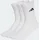 Cushioned Sportswear Crew Socken Weiß/Schwarz 37-39