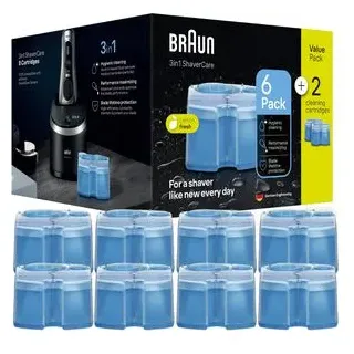 Braun Reinigungskartuschen Clean & Renew CCR 6 + 2 St.