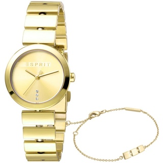Esprit Bay Gold Designer Armbanduhr Damenuhr ES1L079M0025