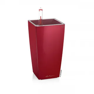 LECHUZA Mini-Cubi Komplettset 9,5 x 9,5 x 18,5 cm scarlet rot hochglanz