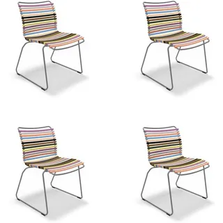 Houe CLICK Dining Chair ohne Armlehnen 4er Set Multi Color 1