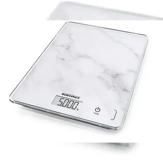 Soehnle Küchenwaage Page Compact 300 Marble weiß für max. 5,0 kg