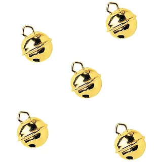 KnorrPrandell BRUNNEN 218605700 Metallglöckchen, Ø 19mm, gold, 4 Stück)