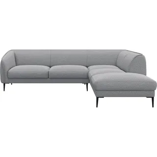 FLEXLUX Ecksofa Belle Designsofa, L-Form, B/T 268/209 cm, Skandinavisches Design, In hochwertiger Verarbeitung weiß
