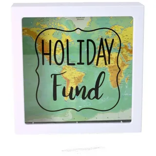 Out of the Blue Spardose Holiday Fund Weiß, 15 cm