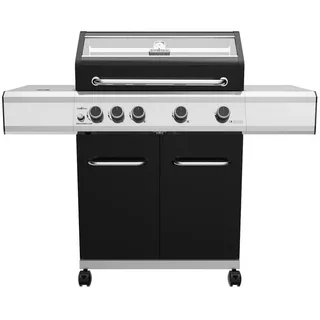 Grillfürst Gasgrill Grillfürst G410G 4-Brenner Hochtemperaturbrenner und Gusseisen Rosten