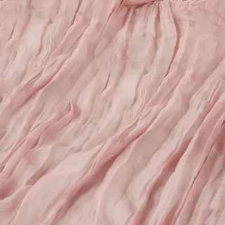 Boho Rustikaler Seihtuch-Tischläufer aus Polyester-Gaze-Stoff für Hochzeits- und Partytische, pflegeleicht, 308 cm (neues Rosa)