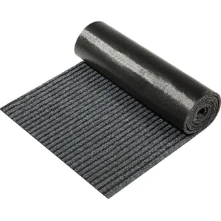 Omgoods – Outdoor-Fußmatte, wasserdicht, 36 x 183 cm – Rutschfeste Matte – Langer Teppich – Fußmatte für den Außenbereich – Gartenmat... - Grau