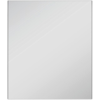 Mid.you Wandspiegel, Weiß, Holz, Glas, quadratisch, 60x70x2 cm, Spiegel, Wandspiegel