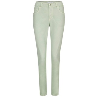 ANGELS Slim-fit-Jeans Jeans Skinny in Coloured Denim mit Label-Applikationen grün