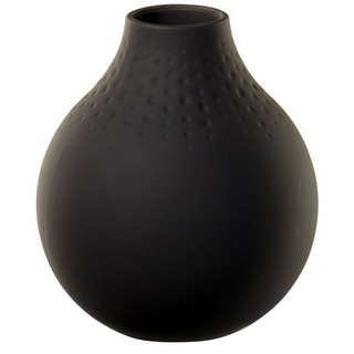 Villeroy & Boch Dekovase Manufacture Collier noir Vase Perle klein (1 St) schwarz
