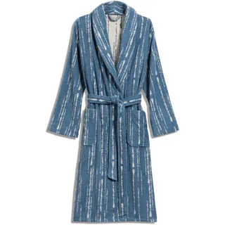 Möve Bademantel Bohemian Dreams nature/steel blue XS