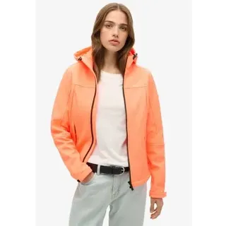 Superdry für Damen. W5011903A Klassische Trekker-Kapuzenjacke koralle (S), Lässig, Recyceltes Polyester, Nachhaltig