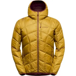 La Sportiva Pinnacle Down Jacket Gold/Dunkelrot L
