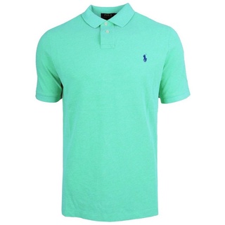 Ralph Lauren Poloshirt Ralph Lauren Herren Poloshirt Herren Classic Fit – Poloshirt blau|grün 2XL