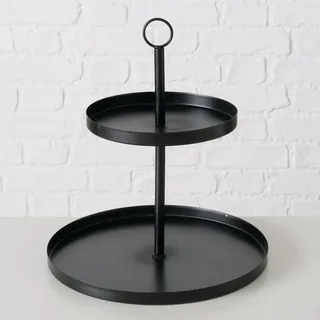 Boltze Etagere Samina 2 Ebenen Eisen H 33cm (1 Stück)