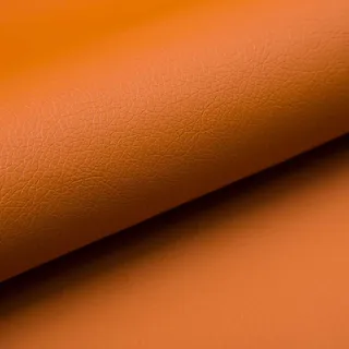 Premium Kunstleder Meterware – 140 cm breit – robust & abriebfest (68.000 Zyklen) – langlebig & vielseitig einsetzbar – Polsterstoff für Möbel, Camping, Auto, Boots- & Innenausbau (Dunkles Orange)