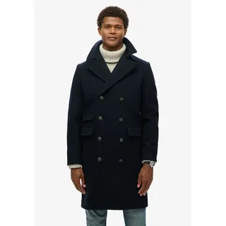 Superdry Merchant Wool Long Jacke - Eclipse Navy - L