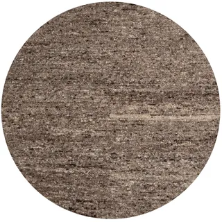Woood Efia Wollteppich 200 x 202 cm Braun
