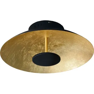 Näve LED Wand- und Deckenleuchte d: 30cm - Material: Metall - Farbe: schwarz, gold; 1265358 - Schwarz/Gold