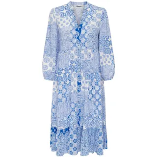 Only Kleid Midikleid Mehrfarbig L