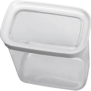 EMSA OPTIMA Trockenvorratsdose, Box, Rechteckig, 1 l, Transparent, Styrol-Methylmethacrylat (MS), Thermoplastisches Elastomer (TPE), China - Weiß
