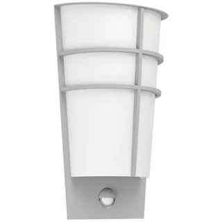 EGLO Außenleuchte Kunststoff Metall 30,0 cm inkl. Bewegungsmelder grau