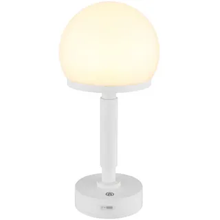 GLOBO Tischleuchte Pilz Weiß