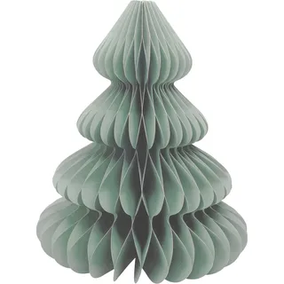 Dekorativer Papier-Weihnachtsbaum-Anhänger 15x15x20 cm Hellgrün - Festliche Deko für eine frohe Weihnachtsstimmung, perfekt zum Basteln & Dekorieren