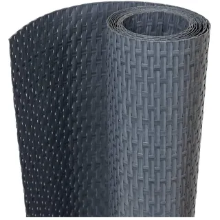 vidaXL Balkonverkleidung 600 x 80 cm Anthrazit Rattan