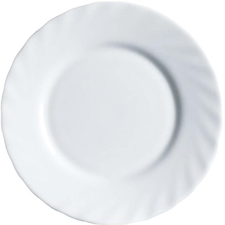 Luminarc Trianon 9229559 Dessertteller, 19 cm, Weiß