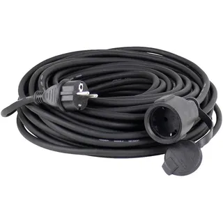as - Schwabe AS Schwabe 60382 Strom Verlängerungskabel 16A Schwarz 5.00m H07RN-F 3G 2,5mm2