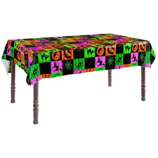 Widmann Tischdecke Halloween 132 x 178 cm Mehrfarbig