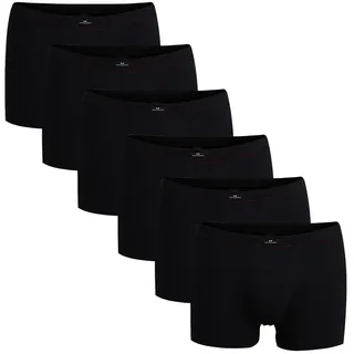 Götzburg Boxershorts unifarben schwarz M 6er Pack