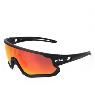 YEAZ Sportbrille SUNRISE sport-sonnenbrille black/red, Guter Schutz bei optimierter Sicht rot