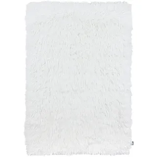 Tom Tailor Fluffy Hochflorteppich 180 x 250 cm Weiß