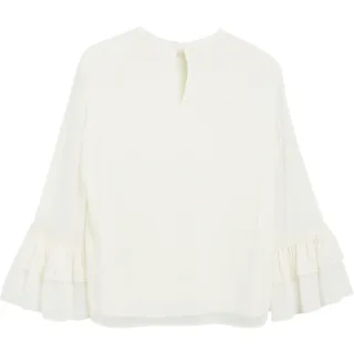 Comma, Strukturierte Chiffon-Bluse beige 38