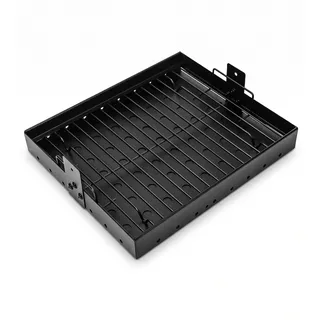 GFTIME 38-73cm Verstellbare Holzkohleschale für Tepro Toronto, Taino Hero XL Holzkohle Grill, Activa Angular, EL Fuego Montreal, EL Fuego Ontario Holzkohlegrill, Universal Holzkohlerost Ersatzteile