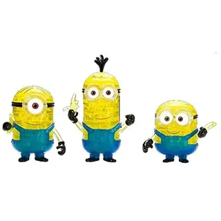Beverly 3D Crystal Puzzle Minions 97 Teile Stuart Bob und Kevin R810