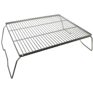 PROREGAL® Grillrost klappbarer Grillrost XL, Edelstahl