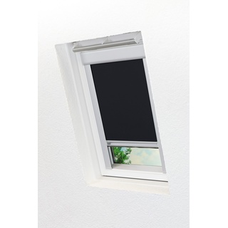 Lysel - Qualitätsdachfensterrollo abdunkelnd schwarz Rollo geeignet für Velux Dachfenster MK06, 306, (B x H) 61.30cm x 99.50cm in schwarz