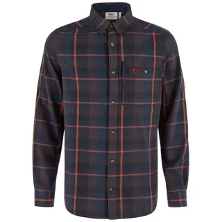 Fjällräven Langarmhemd Black Oak/Autumn Leaf L